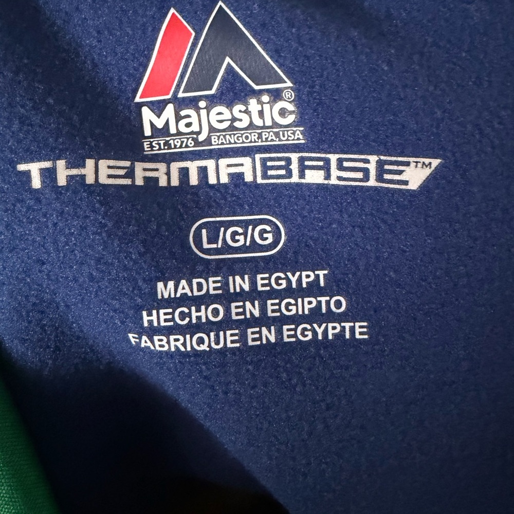 Majestic Blue and Green Men's Hoodie - Picture 3 of 8